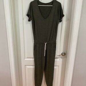 Olive Green Women's Jumpsuit
